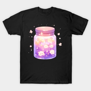 Cute Gummy Animals Inside of a Jar | Kawaii Delight | Mochi T-Shirt